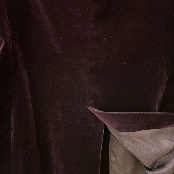 ✨ Massimo Dutti Purple Velvet Blazer – EUC ✨ size EU 42, US 10 - Picture 9 of 11